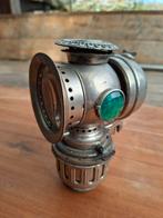 Oude carbid fietslamp, Ophalen