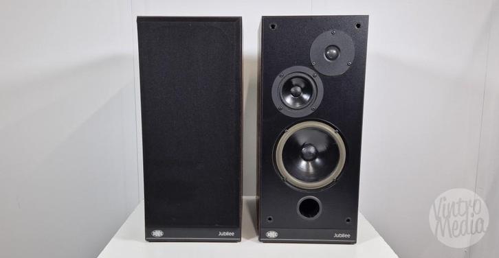 BNS Jubilee Luidsprekers | Speakers | 90 Watt | 3 Weg, Audio, Tv en Foto, Luidsprekers, Refurbished, Front, Rear of Stereo speakers