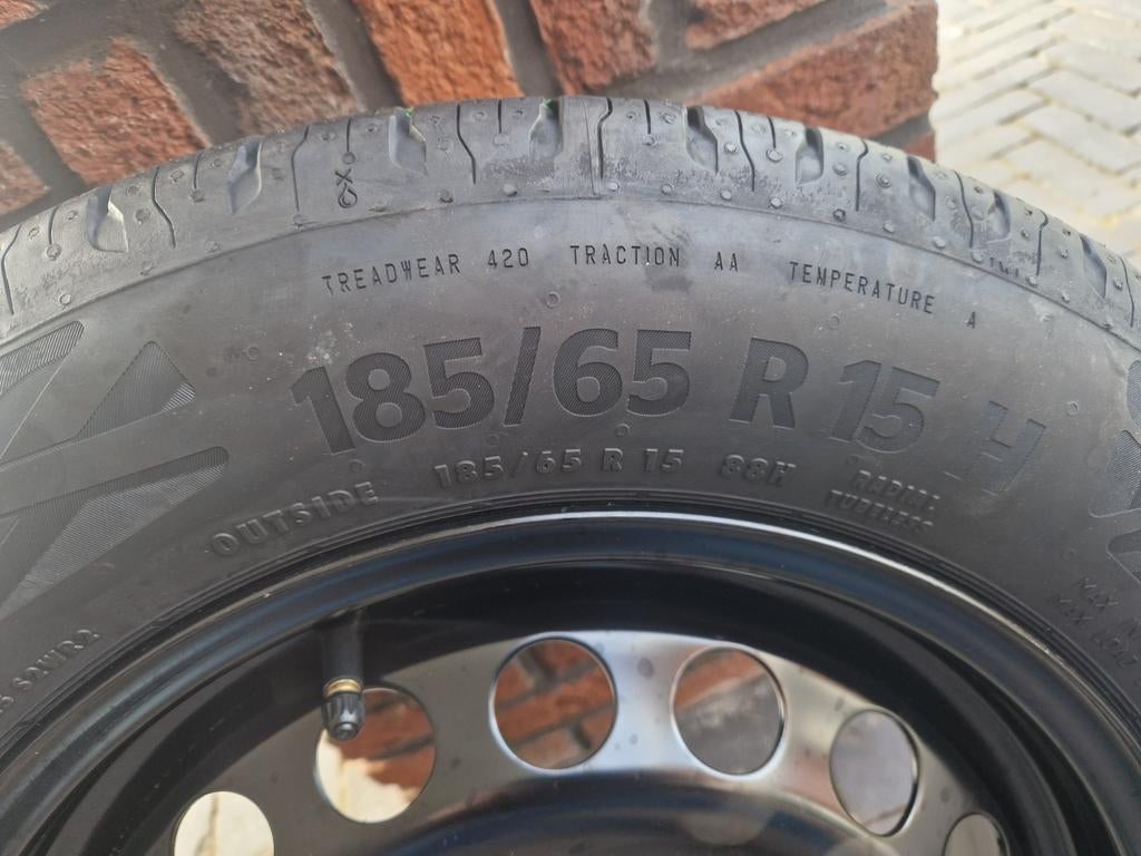 Reservewiel  5 × 100   inclusief krik, Ophalen