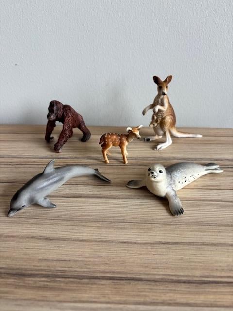 Schleich wilde dieren ., Verzamelen, Dierenverzamelingen, Ophalen of Verzenden, Zo goed als nieuw, Wild dier, Beeldje of Figuurtje