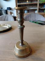 Koperen kandelaar 23 cm hoog, Antiek en Kunst, Antiek | Kandelaars, Ophalen of Verzenden