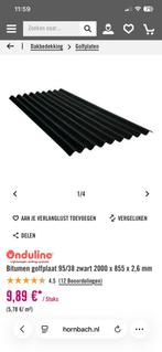 Golfplaat zwart, Ophalen, Kunststof, Zwart, Zo goed als nieuw