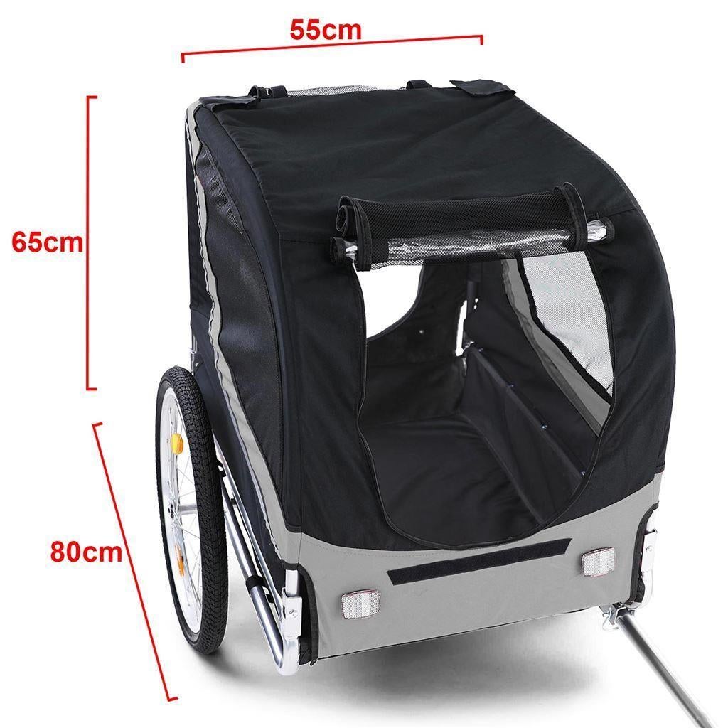 Hondenfietskar Fietskar Hond Opvouwbaar Grijs/Zwart Tot 40 K, Verzenden, Automotive Parts, A.parts@hotmail.nl, Trasmolenlaan 12 3447 GZ Woerden