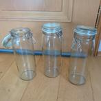 3x kurken voorraadpot, spaghettipot, Ophalen of Verzenden, Zo goed als nieuw, Materiaal