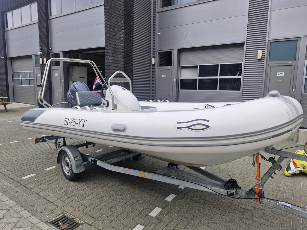 Ribeye rib 500 met Yamaha 70 pk in nieuw staat, Ophalen, Zo goed als nieuw, Benzine, Overige materialen