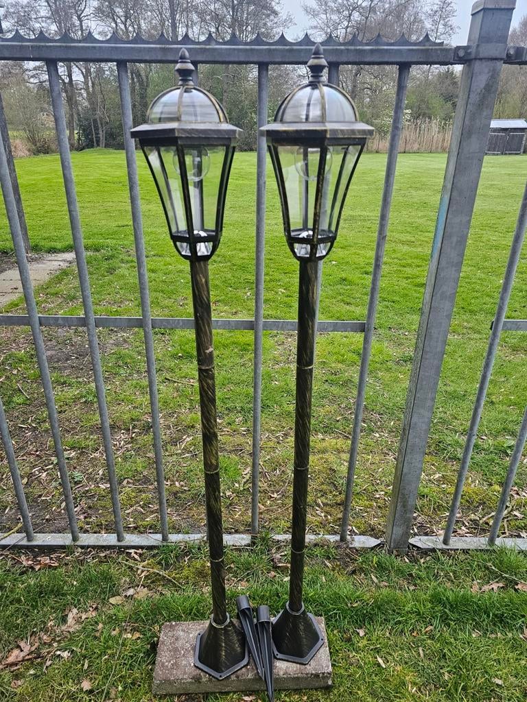 Solar lantaarns kleur brons, Ophalen of Verzenden, Nieuw, Zonne-energie, Minder dan 50 watt
