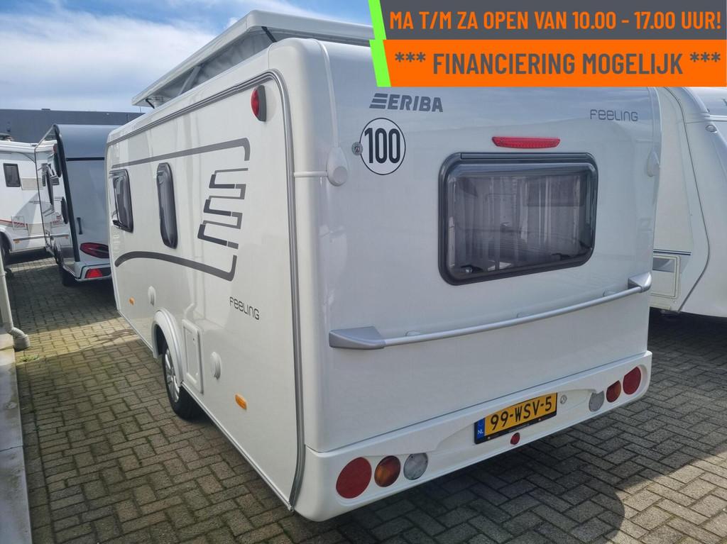 Eriba FEELING 425 HEFDAK + MOVER + VOORTENT + AUTARK + GFK, Caravans en Kamperen, Caravans, Mover, Bedrijf, Tot en met 3, 6 tot 7 meter