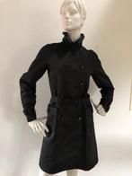 NIEUW: Trench coat Massimo Dutti maat S/36, Massimo Dutti, Zwart, Nieuw, Ophalen of Verzenden