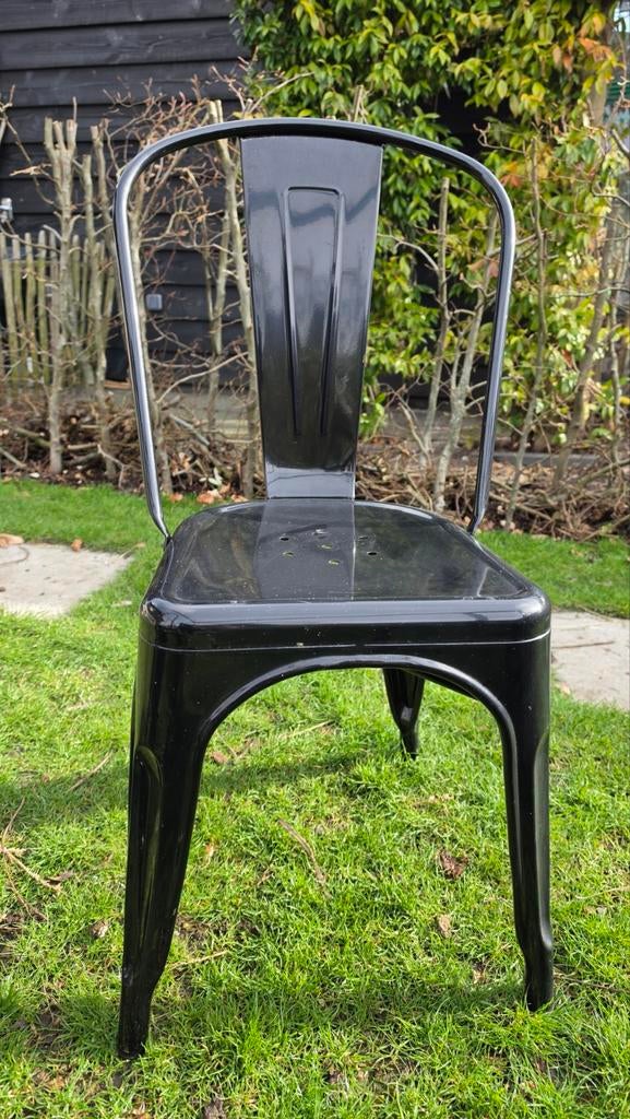 Bistrostoel industrieel stoel 6x met magnetisch kussen, Huis en Inrichting, Stoelen, Ophalen, Vijf, Zes of meer stoelen