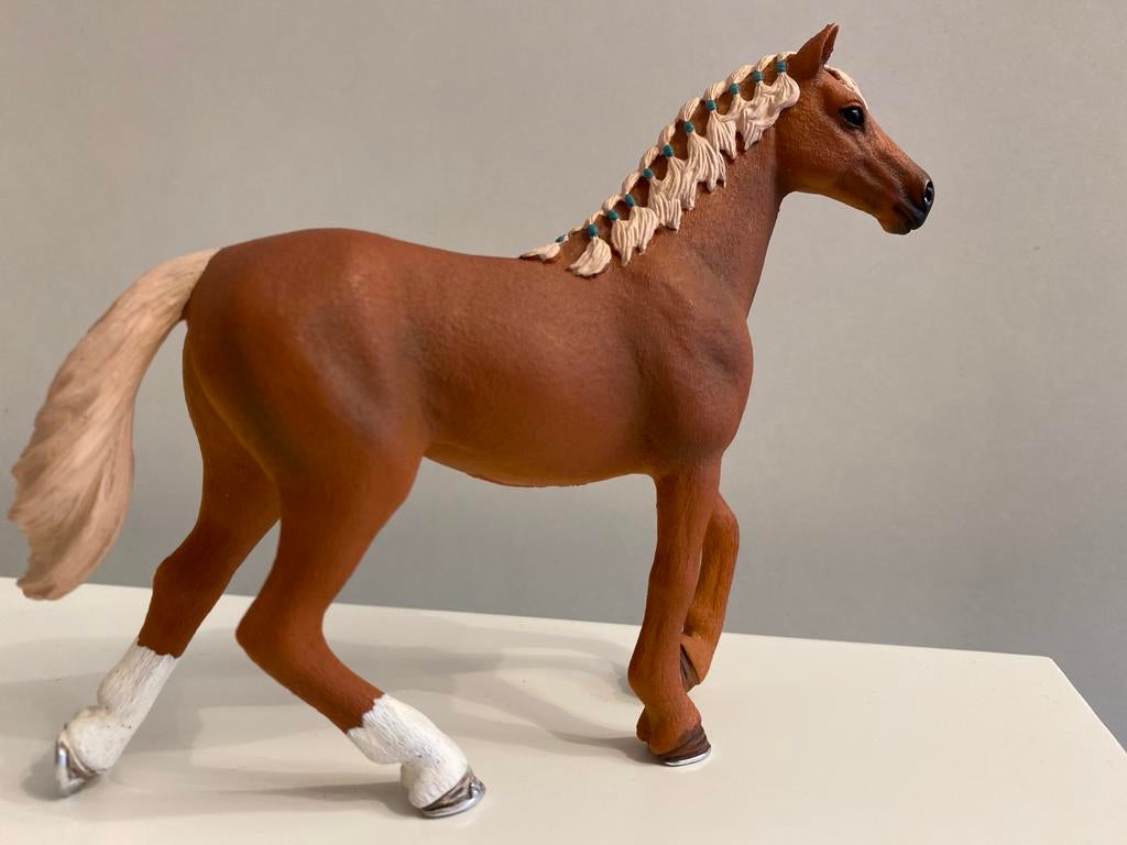 Schleich Engelse Volbloed ~ 42360, Ophalen of Verzenden, Zo goed als nieuw, Paard, Beeldje of Figuurtje