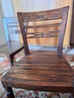 Eettafel stoelen koloniale stijl, Huis en Inrichting, Stoelen, Ophalen, Gebruikt, Twee, Bruin