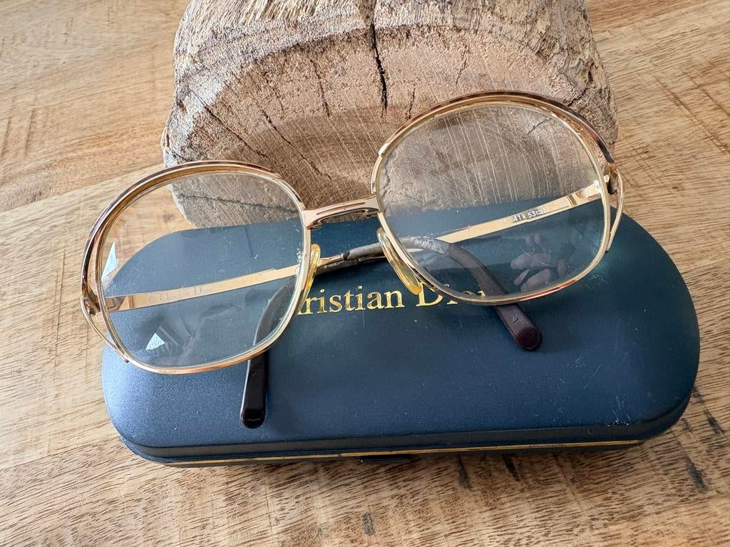 Christian Dior bril montuur bug-eye model jaren 70, Dior, Gebruikt, Ophalen of Verzenden, Dior.com