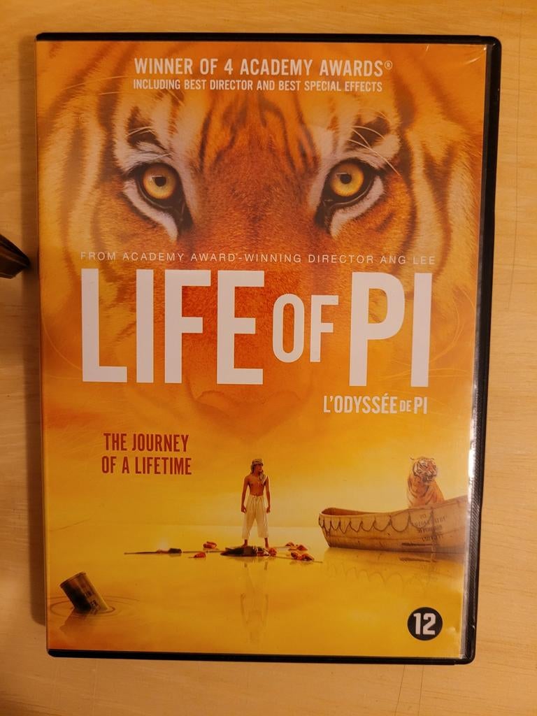 Life of Pi DVD - Winnaar 4 Academy Awards, Cd's en Dvd's, Dvd's | Overige Dvd's, Nieuw in verpakking, Vanaf 12 jaar, Ophalen of Verzenden