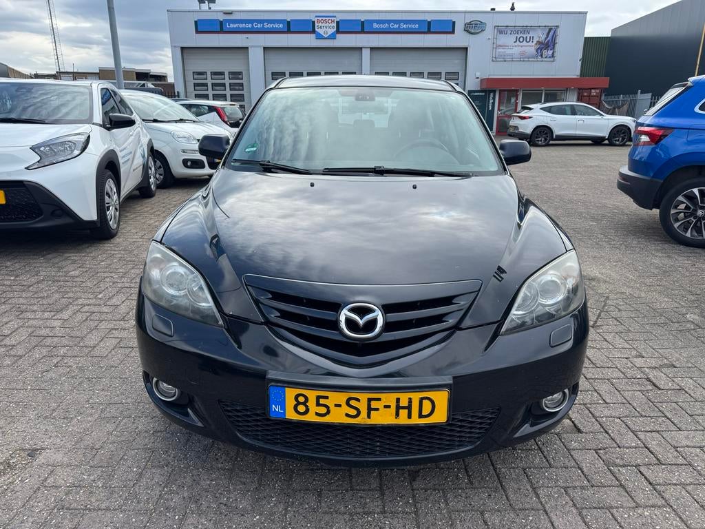 Mazda 3 2.0 Sport 2005 Zwart, Auto's, Mazda, Voorwielaandrijving, 4 cilinders, 1210 kg, Zwart