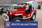 Willys CJ-2A | 1948 | Route 66 Auctions, Overige merken, Overige carrosserieën, Zwart, Bedrijf