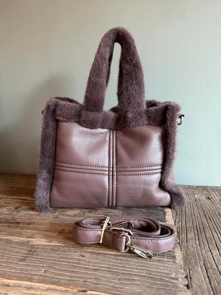 Nieuwe tas Rino & Pelle, Sieraden, Tassen en Uiterlijk, Tassen | Damestassen, Ophalen of Verzenden, Nieuw, Bruin, Handtas