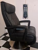prominent Stockholm leer
relax fauteuil op accu 
Comfortfunc, Huis en Inrichting, Fauteuils, Ophalen, Minder dan 75 cm, Leer, Zo goed als nieuw