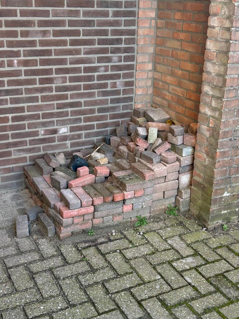 Restpartij tegels, Tuin en Terras, Tegels en Klinkers, Gebruikt, Terrastegels, Beton, 5 tot 10 m², Ophalen