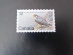 Postzegel Vogel: Slechtvalk uit Canada, Ophalen of Verzenden, Gestempeld, Dier of Natuur
