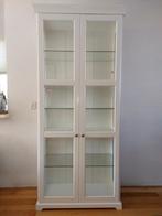 Ikea Liatorp Vitrinekast - Wit met Glazen Deuren, Ophalen, 50 tot 100 cm, Landelijk, Klassiek, 25 tot 50 cm