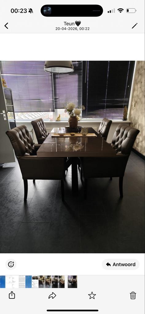 Complete eethoek 4 personen – inclusief stoelen, Huis en Inrichting, Complete eetkamers, Zo goed als nieuw, 4 tot 6 stoelen, Ophalen of Verzenden