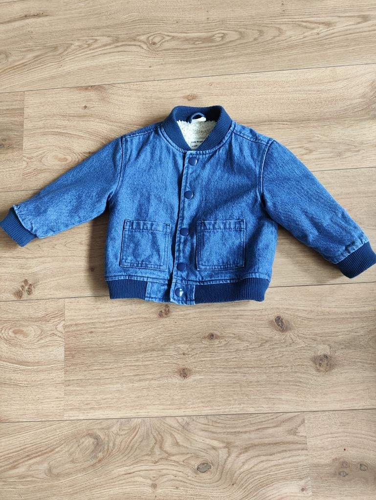 Baby spijkerjas maat 80, Jongetje of Meisje, Ophalen of Verzenden, Zo goed als nieuw, Jasje