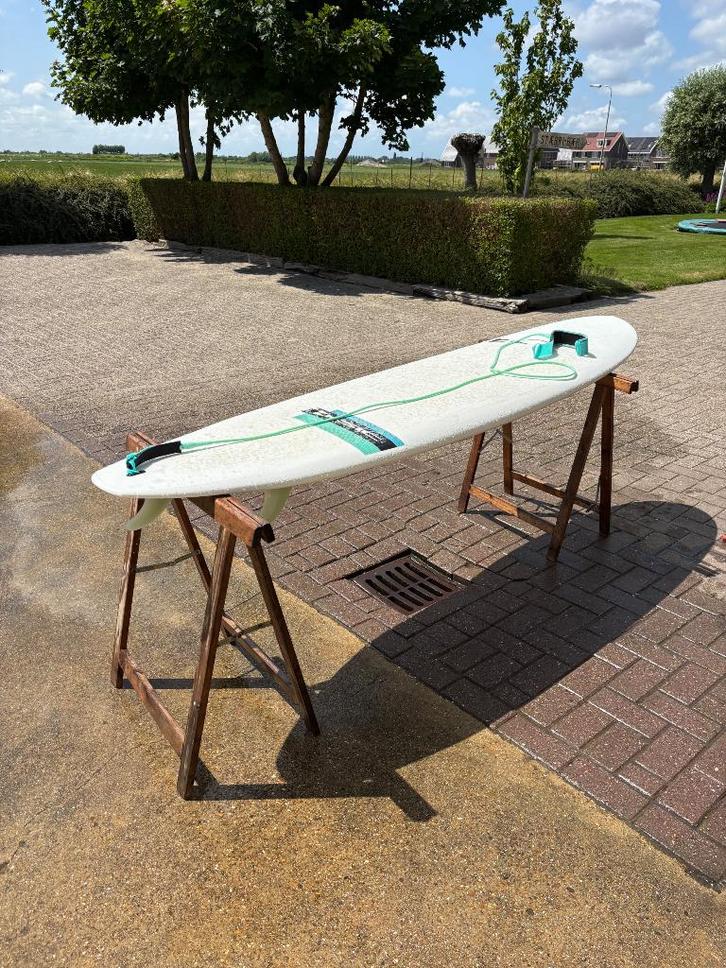 SIC Drifter 7’8” mini malibu hardtop surfboard surfplank, Watersport en Boten, Golfsurfen, Zo goed als nieuw, Longboard, Met vinnen