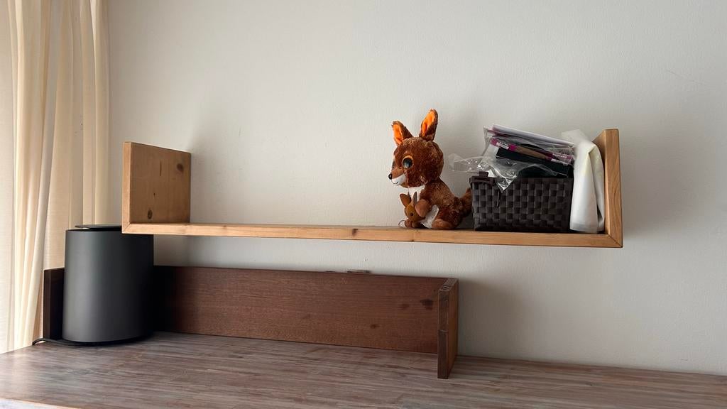 2 Boekenplanken: Grenen en Eiken, Ophalen, Gebruikt