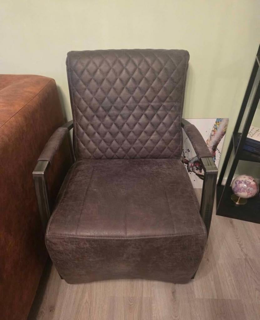 Fauteuil  nieuw moet weg, Ophalen of Verzenden, 75 tot 100 cm, 50 tot 75 cm