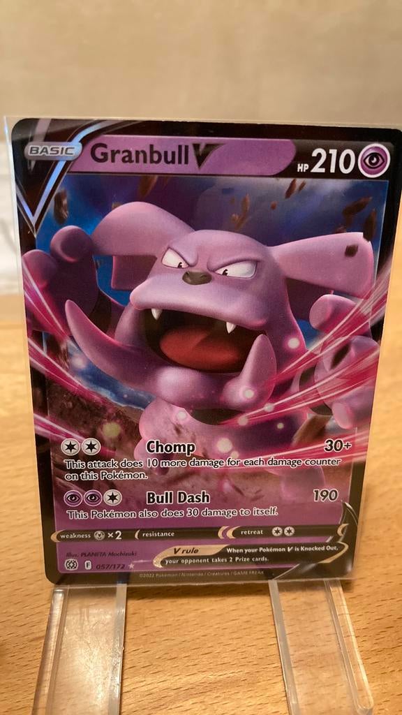 Pokemon Grandbull V 57/172 Brilliant Stars 3,00 euro, Ophalen of Verzenden, Zo goed als nieuw
