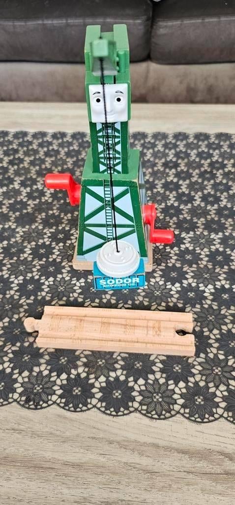 Cranky Hijskraan, Thomas de trein Hout, Ophalen of Verzenden, Zo goed als nieuw