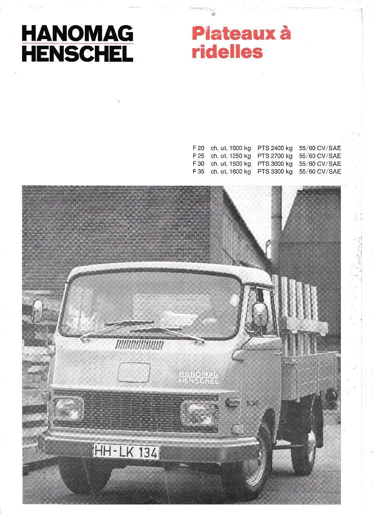HANOMAG HENSCHEL, Ophalen of Verzenden, Gelezen, Overige merken