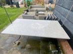 Granieten tuintafel met onderstel - 180x90x3 cm, Ophalen, Gebruikt, Rechthoekig, Overige materialen