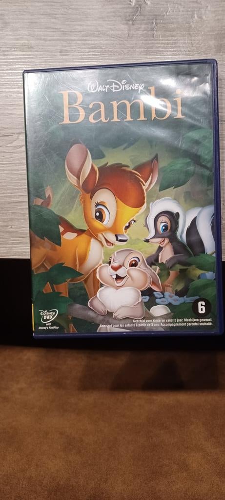 Disney DVD's: Bambi, Princess Stories, Max Lucado Kids, Cd's en Dvd's, Avontuur, Gebruikt, Alle leeftijden, Ophalen of Verzenden
