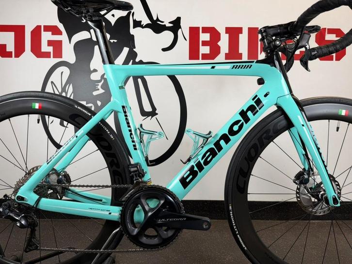 racefiets bianchi aria disc ultegra di2, Hobby en Vrije tijd, Overige Hobby en Vrije tijd, Zo goed als nieuw, Ophalen of Verzenden