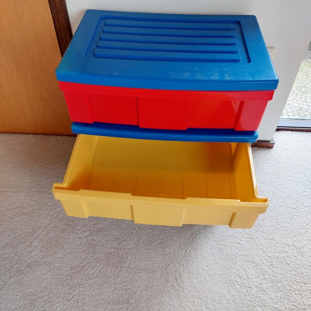 Kunststof Ladenkast met 3 Laden in 3 Kleuren, Ophalen, Gebruikt, 3 of 4 laden, Minder dan 100 cm
