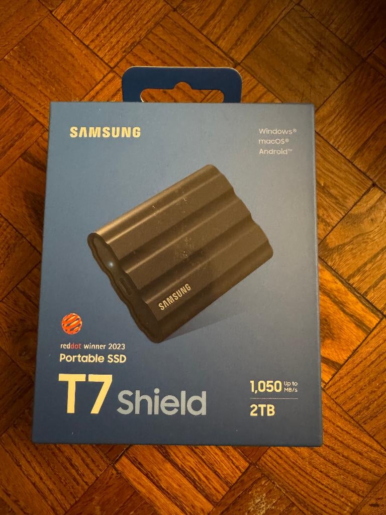 Samsung T7 Shield 2TB Externe SSD (geseald), Computers en Software, Harde schijven, 2TB, SSD, Nieuw, Ophalen of Verzenden