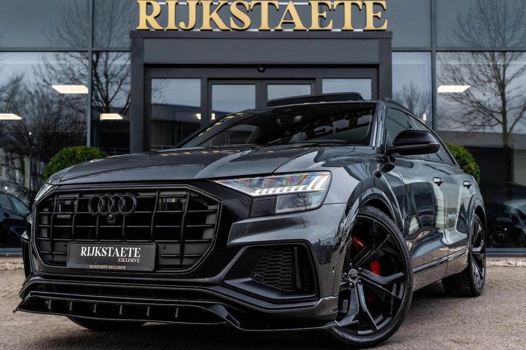Audi Q8 55 TFSIe Quattro S-Line|PANO|B&O|RS STOELEN|360°, Auto's, Audi, Automaat, Gebruikt, 2995 cc, Bedrijf