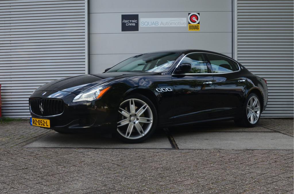Maserati Quattroporte 3.0 S Q4 (4x4) Panorama schuifdak, 20", Automaat, Gebruikt, Zwart, Vierwielaandrijving
