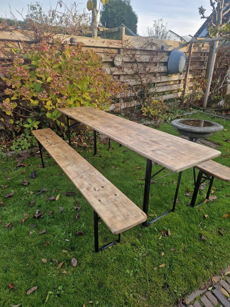 Biertafels en banken te huur, Ophalen of Verzenden, Zo goed als nieuw, Overige