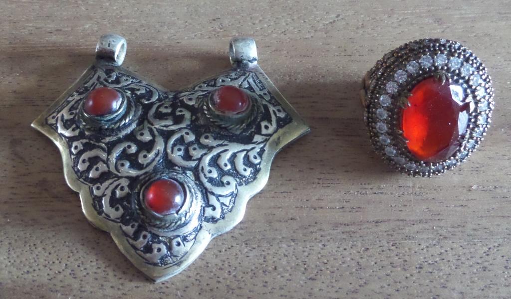 ring en hanger Afghanistan-zilver, Ophalen of Verzenden