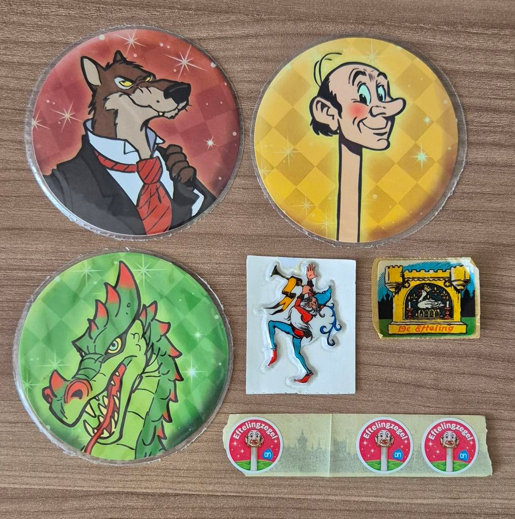 Efteling - plaatjes en stickertjes, Verzamelen, Ophalen of Verzenden, Zo goed als nieuw, Overige typen