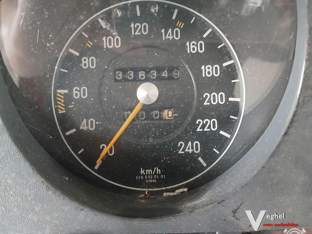 MB W116 sedan Km tellerklok 1165420101 '77, Gebruikt, -, -, Ophalen of Verzenden