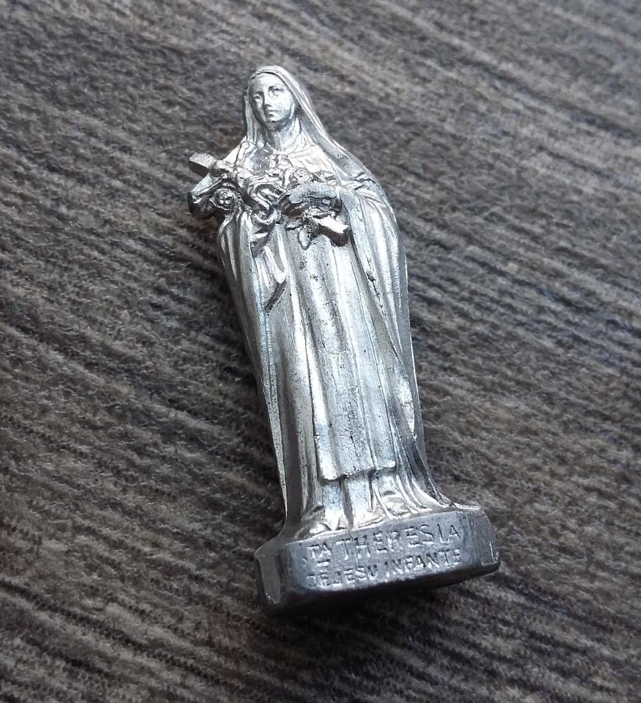 Om 1925 Bescherm Zakheilige Beurs Beeldje Kokertje Soldaat, Nvt., Ophalen of Verzenden, Kunstobject, Nederland