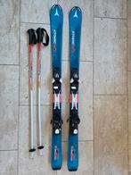Kinder ski's 130 cm Atomic Vantage  + skistokken, Gebruikt, 100 tot 140 cm, Ophalen of Verzenden, Carve