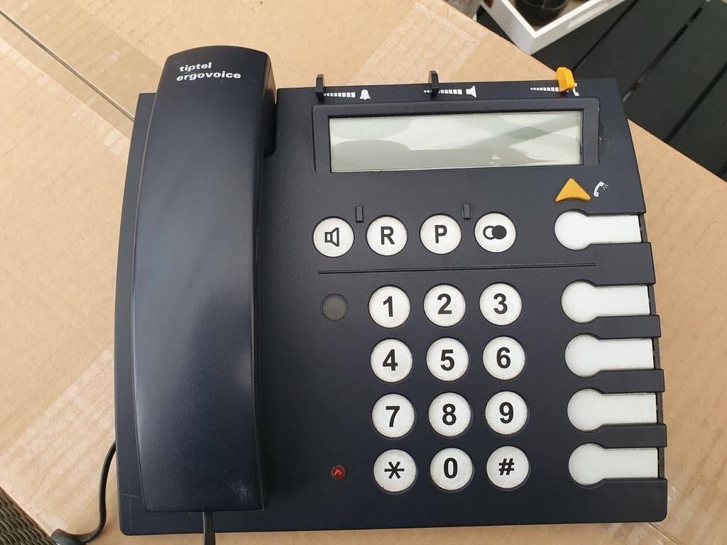 2x TiPtel Ergovoice Kantoortelefoon - Zo goed als nieuw, Ophalen of Verzenden, Zo goed als nieuw, 2 handsets