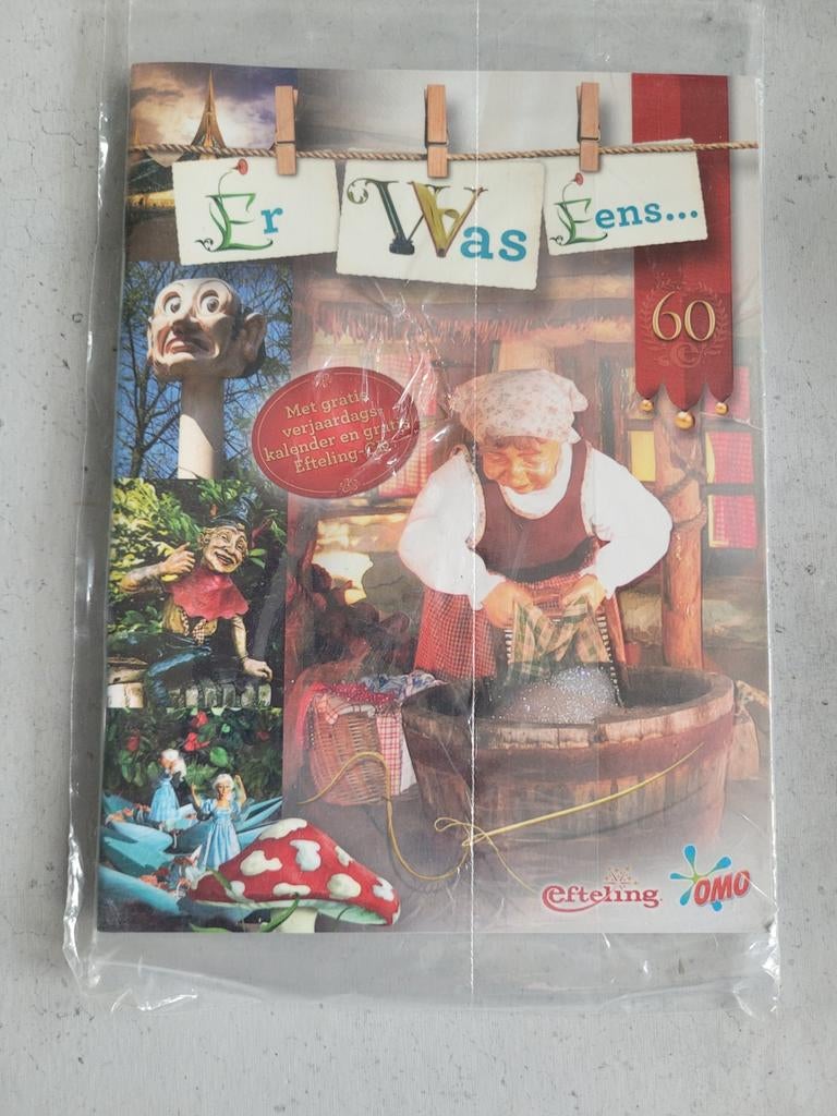 Efteling boekje 60 jaar met kalender en Efteling-lied, Ophalen of Verzenden, Nieuw, Gebruiksvoorwerp