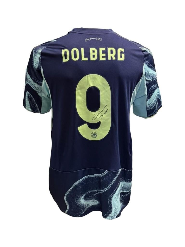 Kasper Dolberg gesigneerd AFC Ajax 25/26 uit Shirt, Verzamelen, Sportartikelen en Voetbal, Soccersignings.nl, Shirt, Ophalen of Verzenden