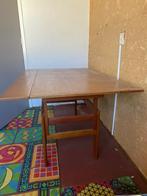 Uitschuifbare houten tafel, Huis en Inrichting, Ophalen, Gebruikt, 100 tot 150 cm, 50 tot 100 cm