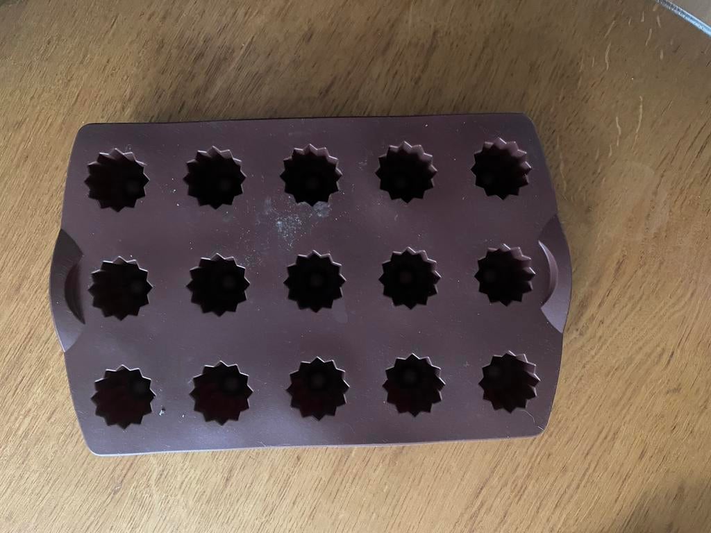 NieuweTupperware siliconen mini muffin bakvorm(2xbeschikbaar, Overige typen, Nieuw, Ophalen of Verzenden, Bruin